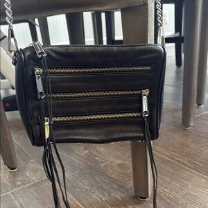 Rebecca Minkoff Black Leather Crossbody Bag